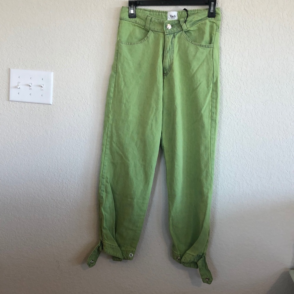 TACH CLOTHING Lubina Jean in Green - Picture 2 of 7